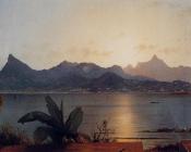 马丁 约翰逊 赫德 : Sunset, Harbor at Rio